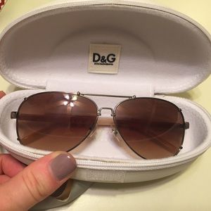 D&G (Dolce&Gabbana) aviator style sunglasses